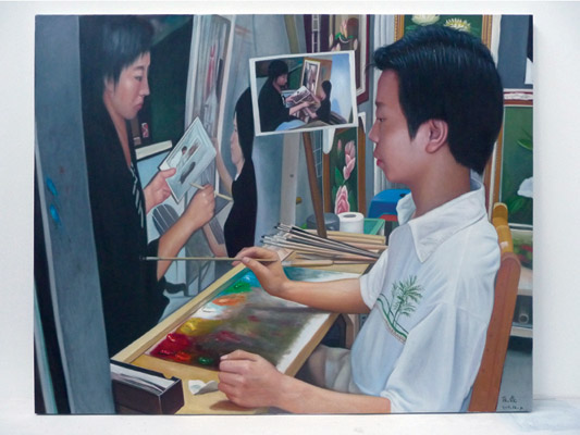 Painting #07 (150x120cm) by Lan Xin