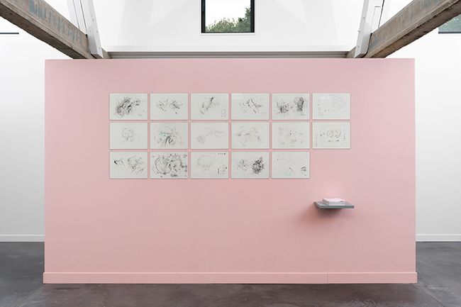 Figures du Pensée (Figures of Thinking), 2021, Nikolaus Gansterer & Klaus Speidel, installlation views at Centre d'art contemporain - Les Tanneries, Amilly, France.