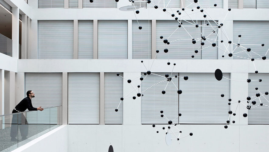 Libra - Balancing the invisible, 2012, mobile, permanent installation, JZ Korneuburg, Austria