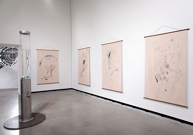 Nikolaus Gansterer, Maps of Bodying, 2019, installation view at Marta Herford Museum, Germany