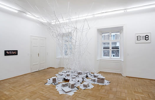  Installation view, Galerie n. St. Stephan, Rosemarie Schwarzwälder, Vienna, 2006.