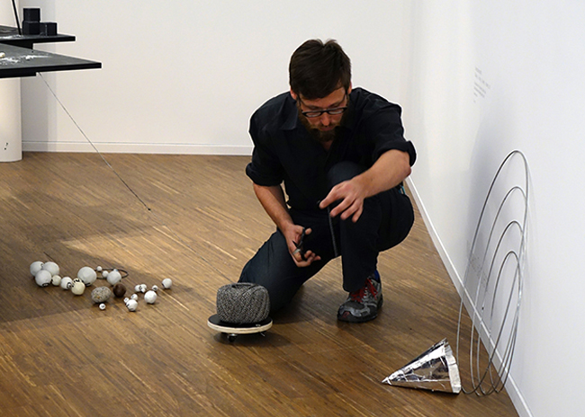 Nikolaus Gansterer, Drawing Matters Other Others – A Translecture, 2015, at Albertina Museum, Vienna, Austria