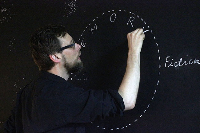  Nikolaus Gansterer, Translectures on Transluciferation, 2014, at Pivo Gallery, Sao Paulo, Brazil 