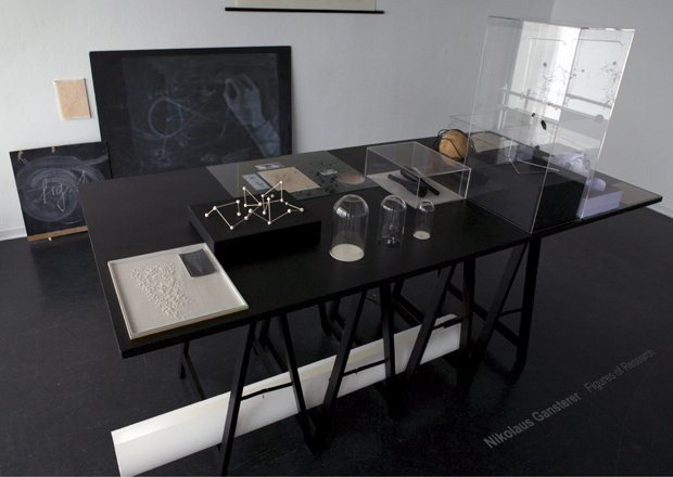 Transforming the content of the book into a table of contents, 2011, Galerie Lisi Haemmerle, Bregenz 