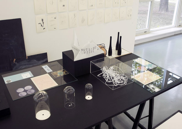  Drawing a Hypothesis, Table of contents, Installation view, Study on knowledge, Graz, 2012 