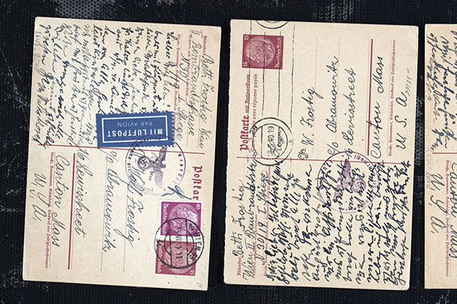 Documents & letters of Holocaust victims and survivers
