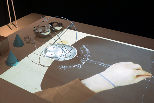  Thinking Matters, video + installation view, Gallery Marie-Laure Fleisch, detail, 2013 