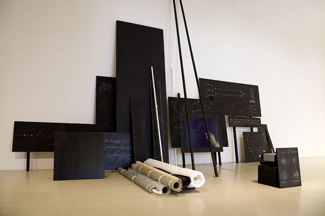 Between the Lines of Thought, installation view, 2013