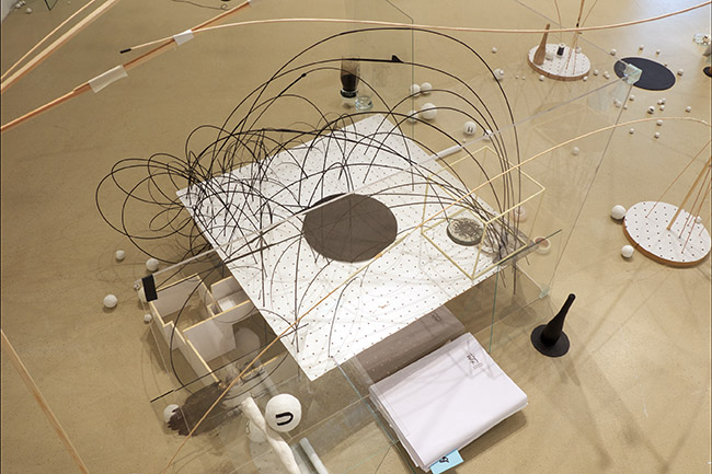 Theoriegehäuse I, (Memoirs of the Blind), installation view (detail), 2013