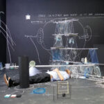 Nikolaus Gansterer, Space in a Space with the traces of its own making (performance), APA Brussels, 2018