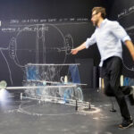 Nikolaus Gansterer, Space in a Space with the traces of its own making (performance), APA Brussels, 2018