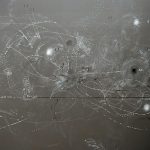 Nikolaus Gansterer, Figure of Thought (for Drawing Loopholes betwen Perception and Reflection), walldrawing (detail), exhibition view at: Con-notations, Villa Arson, Nice, 2018