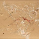 Nikolaus Gansterer, Denkfigur (Figure of Thought ) 13-100, 2013 chalk, pencil and ink on paper, 80 x 60 cm