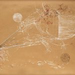 Nikolaus Gansterer, Denkfigur (Figure of Thought ) 13-105, 2013 chalk, pencil and ink on paper, 80 x 60 cm