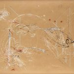 Nikolaus Gansterer, Denkfigur (Figure of Thought ) 13-106, 2013 chalk, pencil and ink on paper, 80 x 60 cm