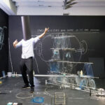 Nikolaus Gansterer, Space in a Space with the traces of its own making (performance), APA Brussels, 2018